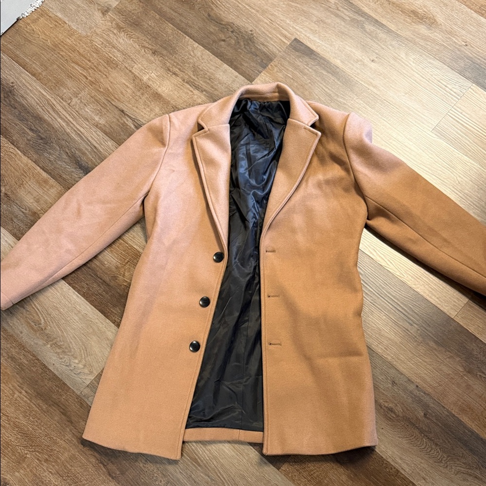 Women Tan dress Coat